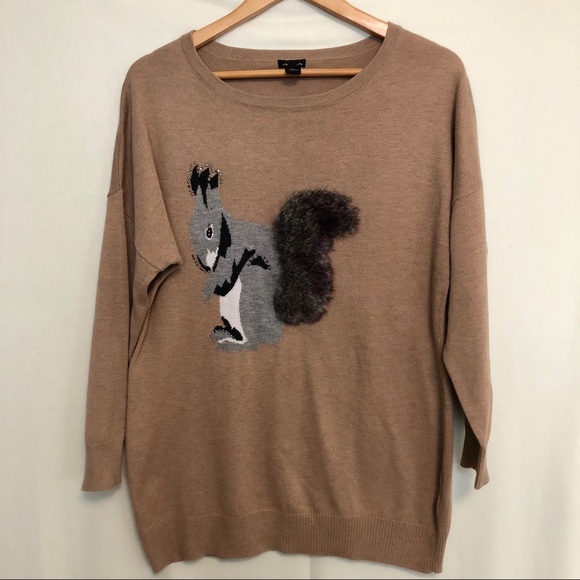 AVA Sweaters - AVA Squirrel Pullover Sweater